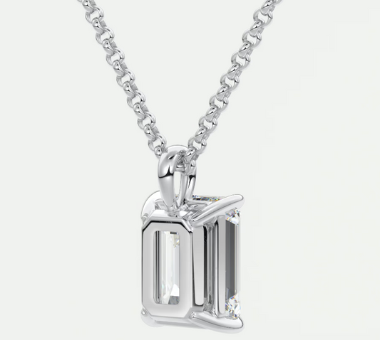 The OG | Emerald - Prong Set Pendant Necklace